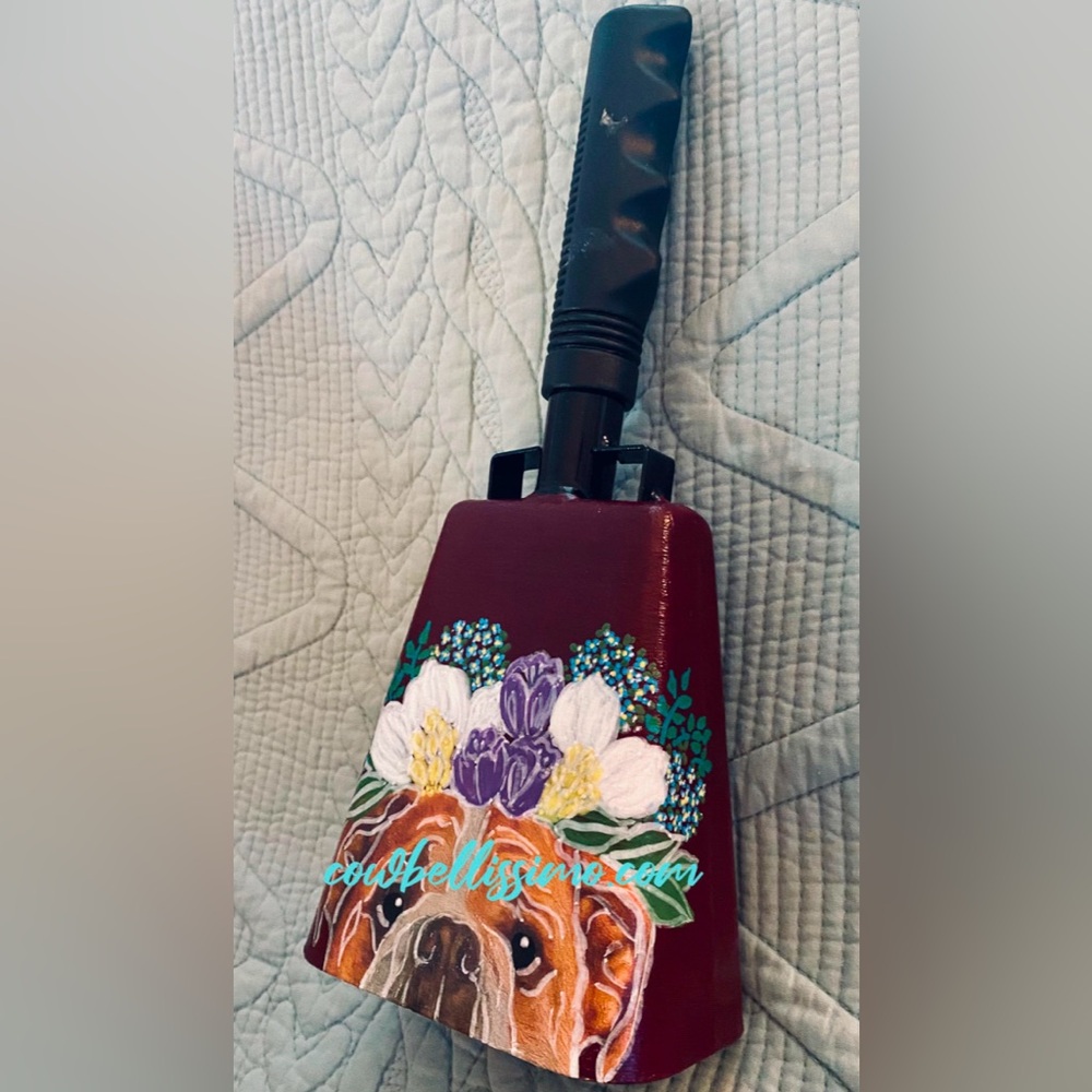 NOT your average cowbell for bulldogs fans!